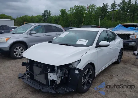 2020 Nissan Sentra Sv Xtronic Cvt z USA, uszkodzony, nr VIN 3N1AB8CV2LY309521